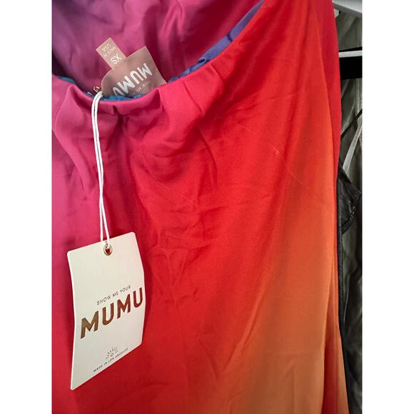 Show Me Your Mumu Taylor Tube Maxi Dress in Sunset Ombre New - Picture 8 of 8